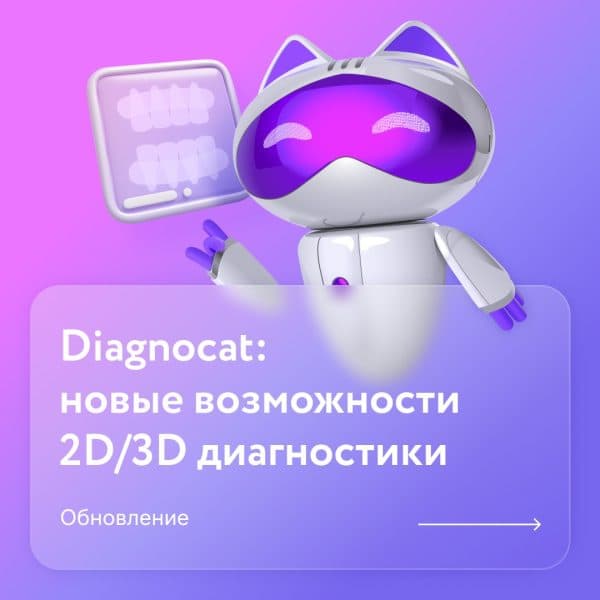 C гордостью представляем вам новые возможности Diagnocat по анализу 2D и 3D-снимков!